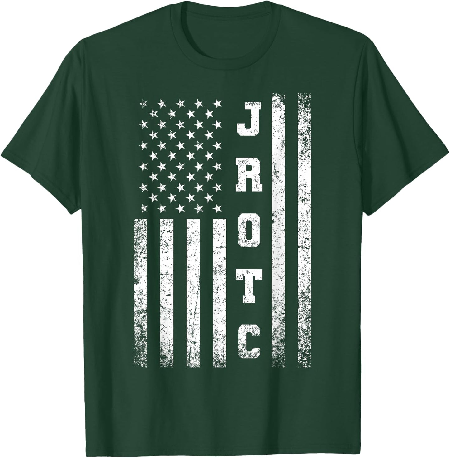 JROTC United States Junior ROTC American Flag Cool T-Shirt - T-Shirt | Forest