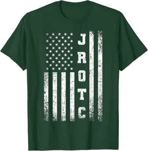 JROTC United States Junior ROTC American Flag Cool T-Shirt - T-Shirt | Forest