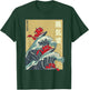 Japanese Style Big Wave Surfing Dragons T-Shirt - T-Shirt | Forest