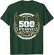 500 Pound Squat Club for Powerlifter Weightlifter Gym T-Shirt - T-Shirt | Forest