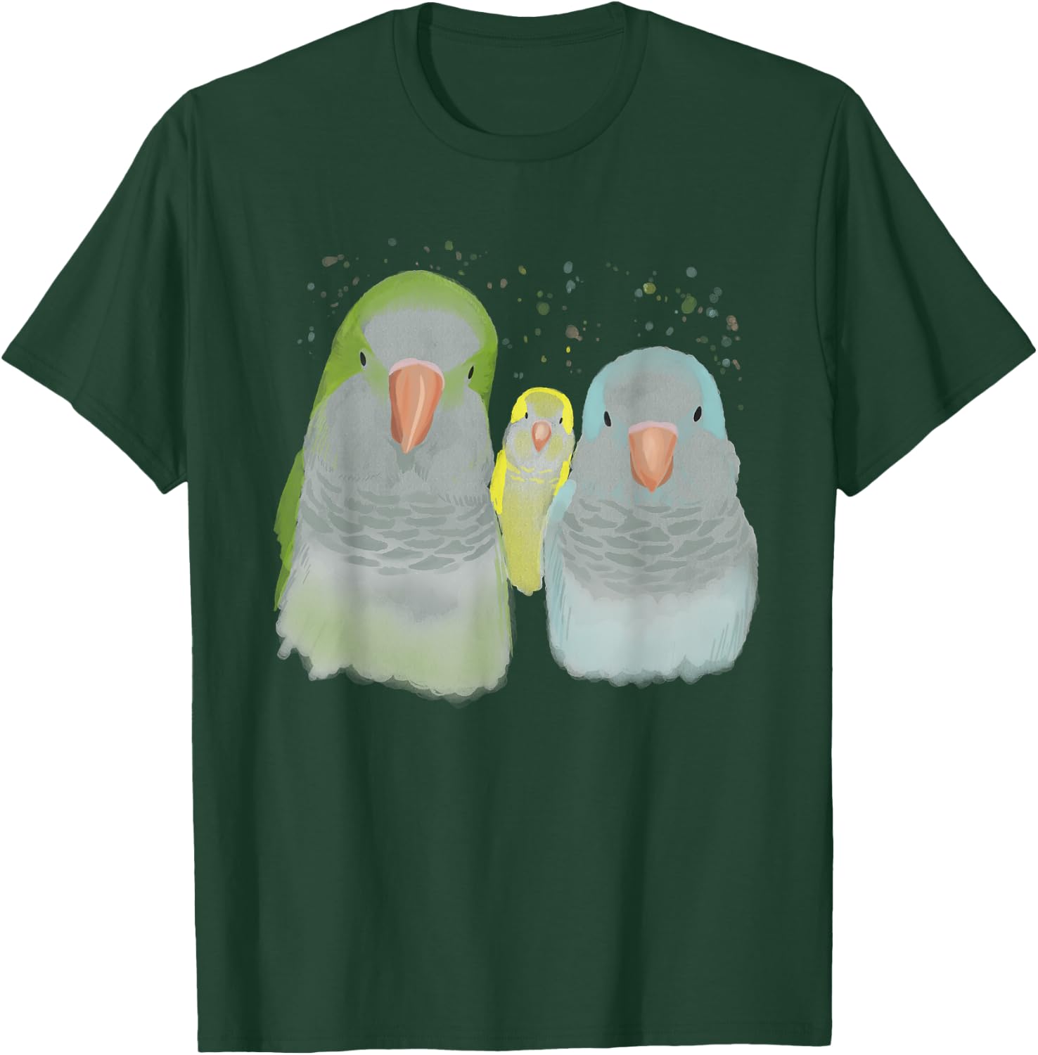 Funny Quaker Parrot T-Shirt - T-Shirt | Forest