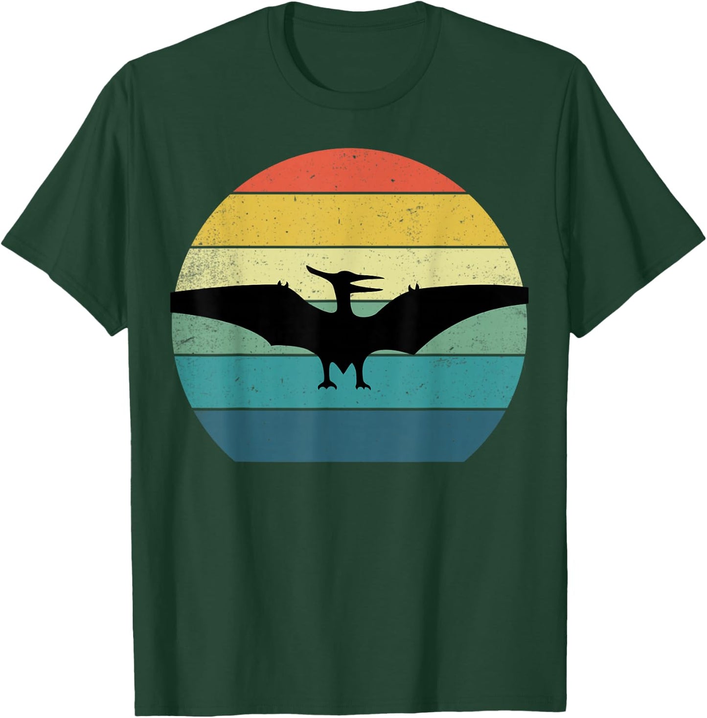 Pteranodon Dinosaur Animal Retro Vintage Aesthetic T-Shirt - T-Shirt | Forest