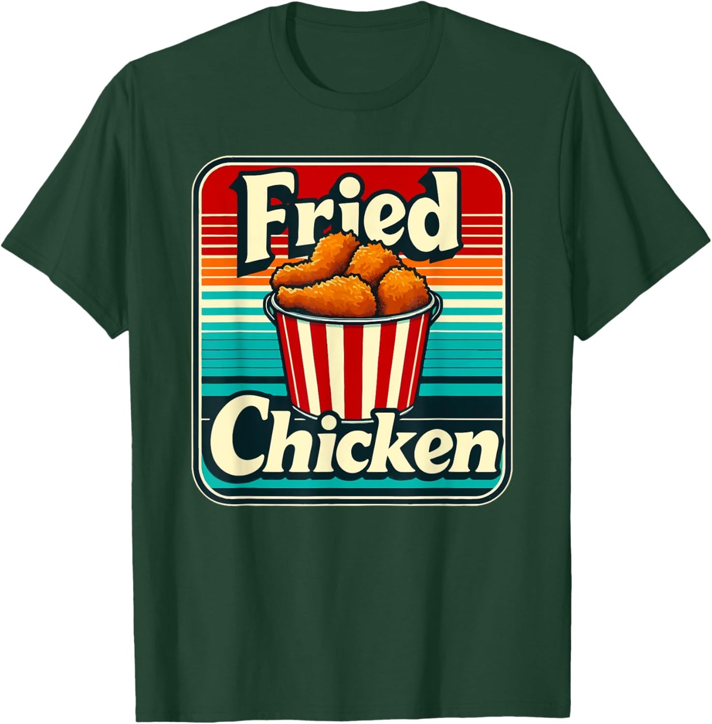Vintage Fried Chicken T-Shirt - T-Shirt | Forest
