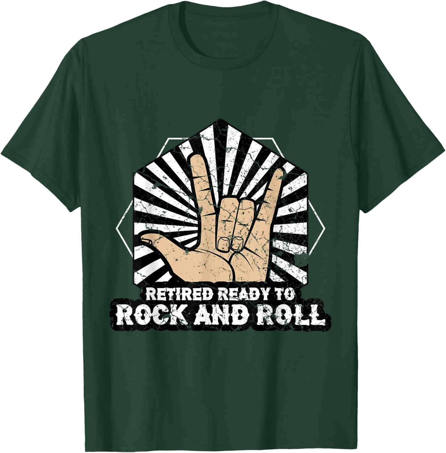 Retired Ready To Rock and Roll T-Shirt - T-Shirt | Forest