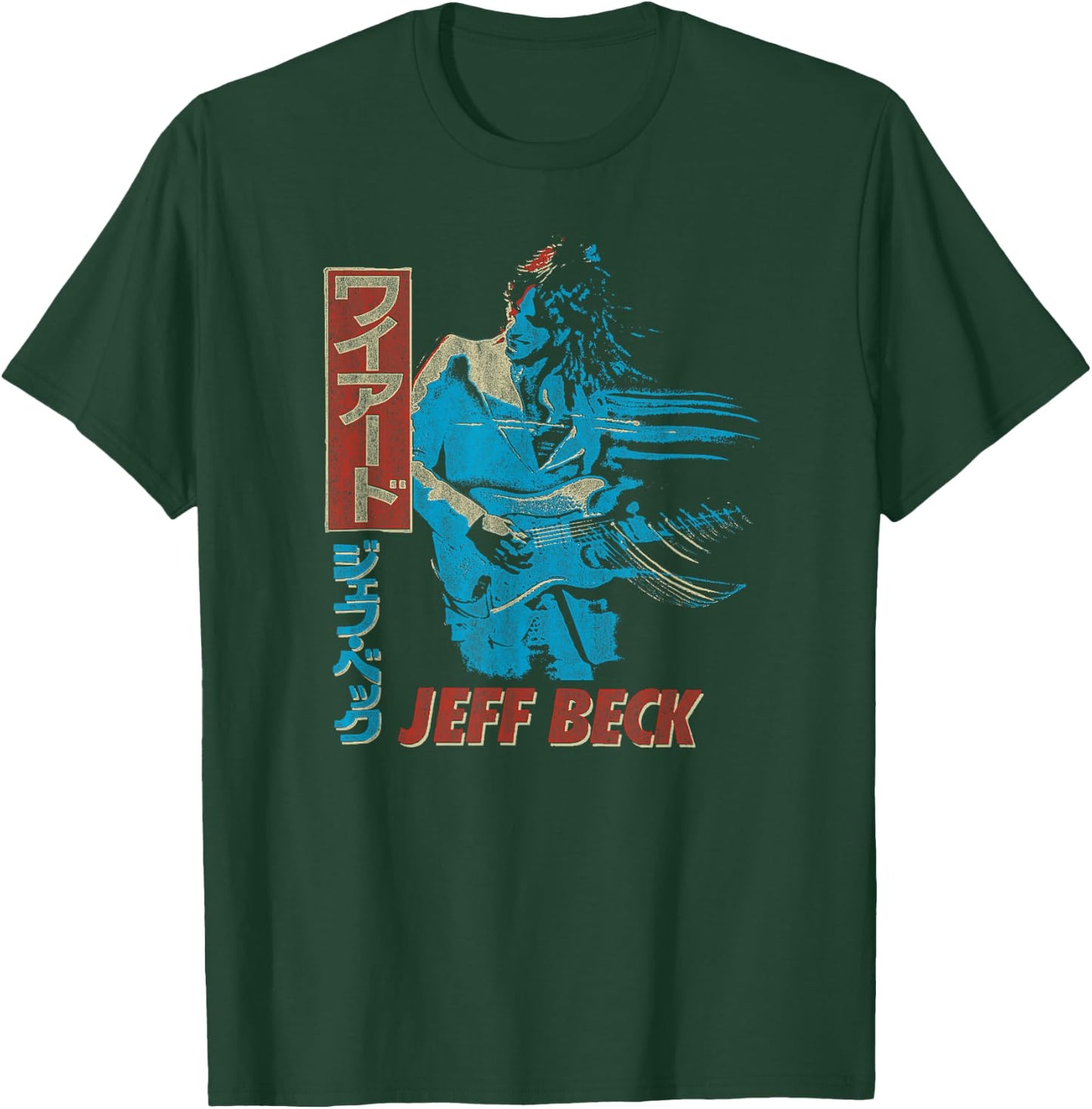 Jeff Beck - Blue Wind Japan T-Shirt - T-Shirt | Forest