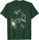 Vintage Blueprint - Speaker Audio Loudspeaker Retro Chart T-Shirt - T-Shirt | Forest