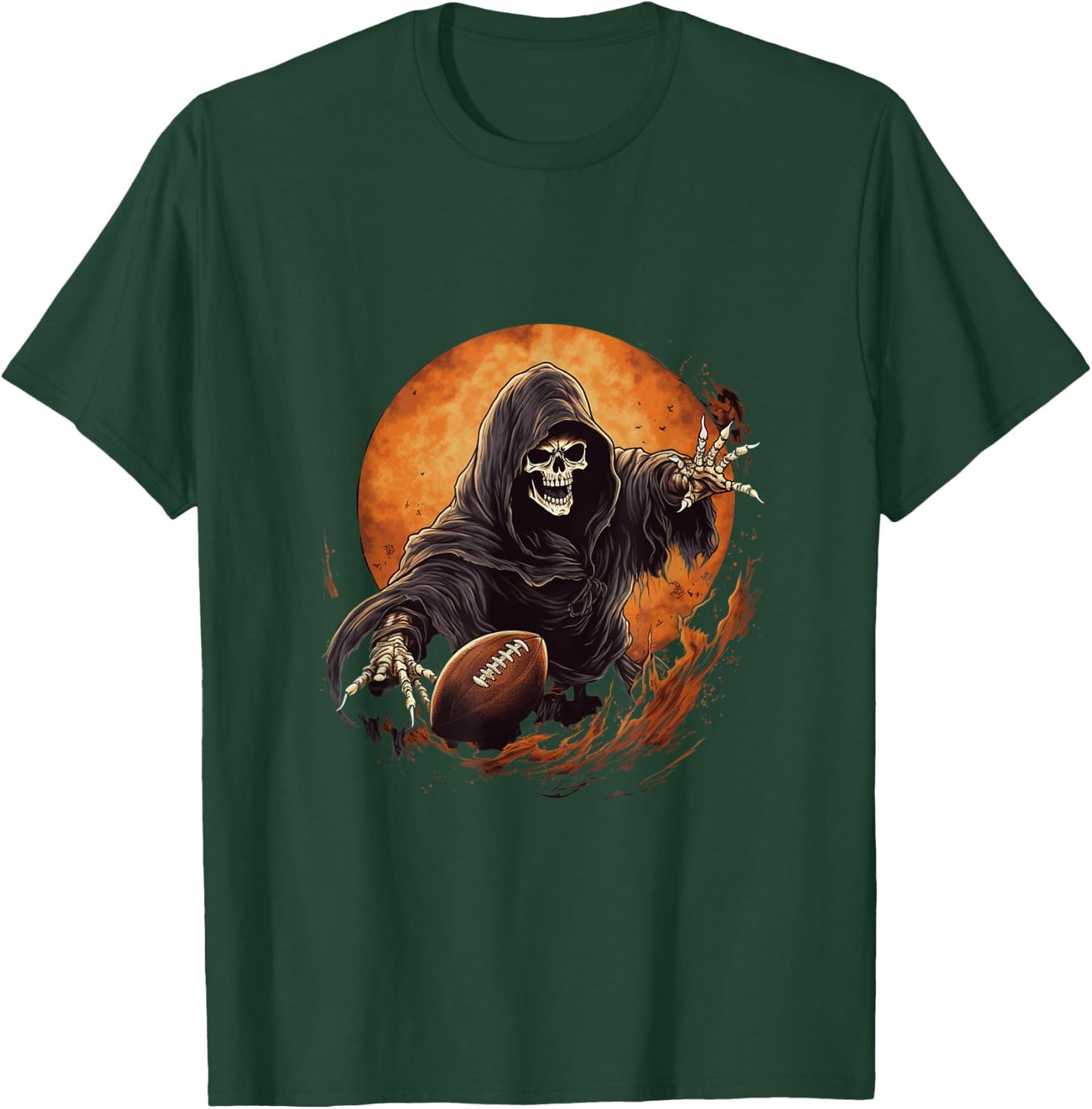 American Football Grim Reaper T-Shirt - T-Shirt | Forest