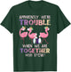 Funny Bowling Flamingo T-Shirt - T-Shirt | Forest