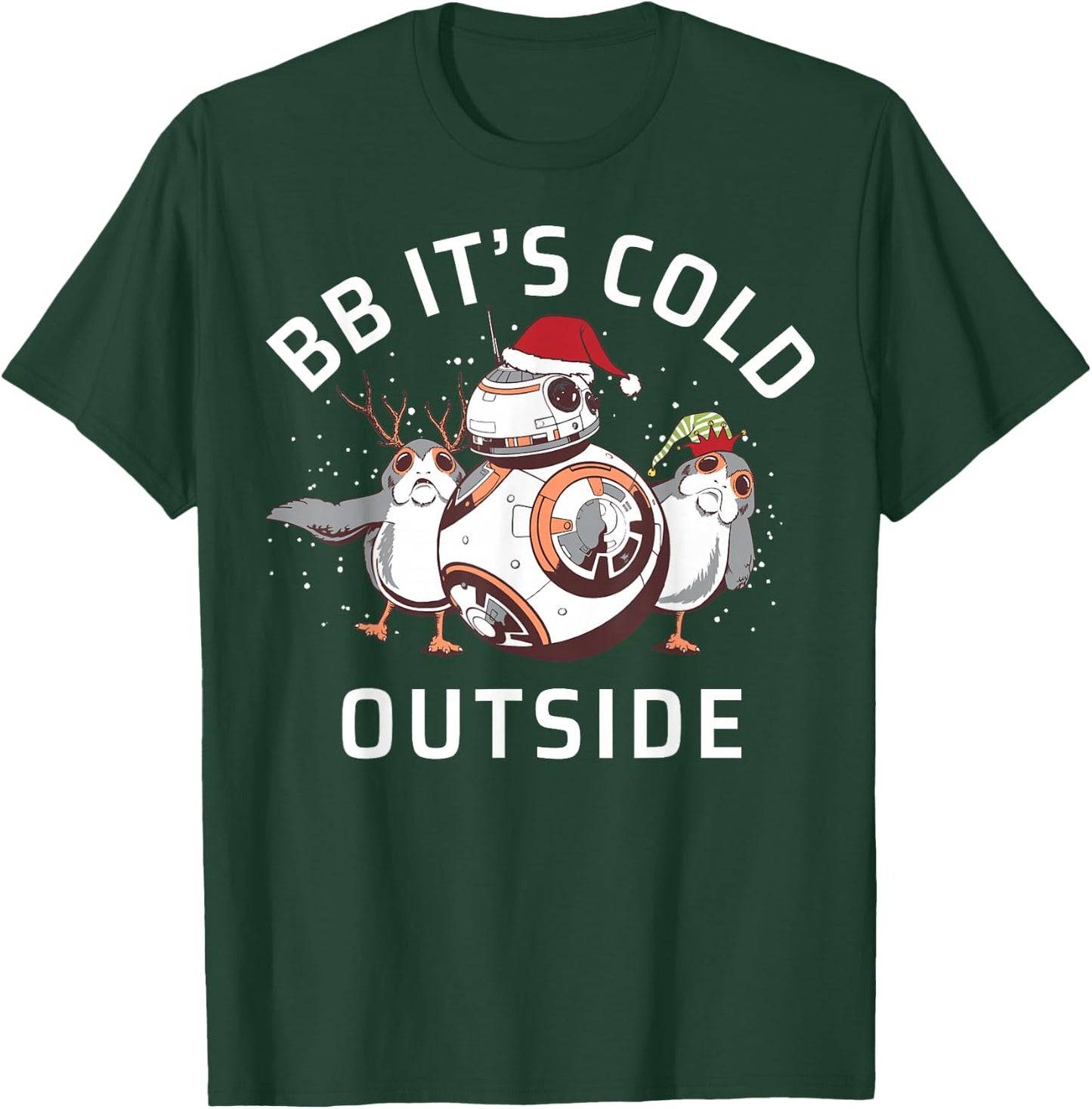 Star Wars Christmas BB It's Cold Outside T-Shirt - T-Shirt | Forest