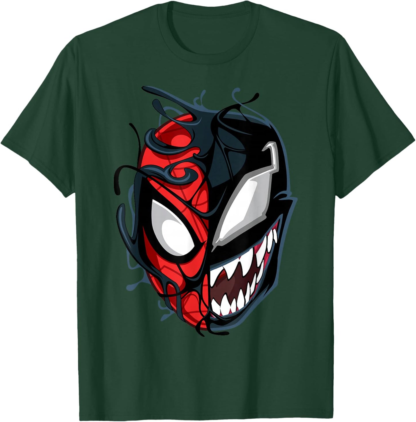 Marvel Spider-Man Maximum Venom Spider-Man Big Face T-Shirt - T-Shirt | Forest