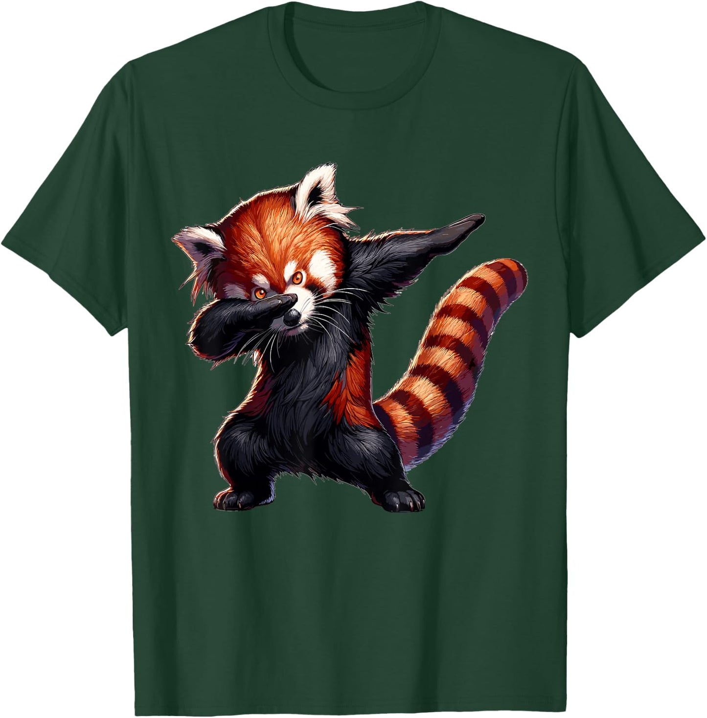 Red Panda Dabbing Panda Lovers T-Shirt - T-Shirt | Forest