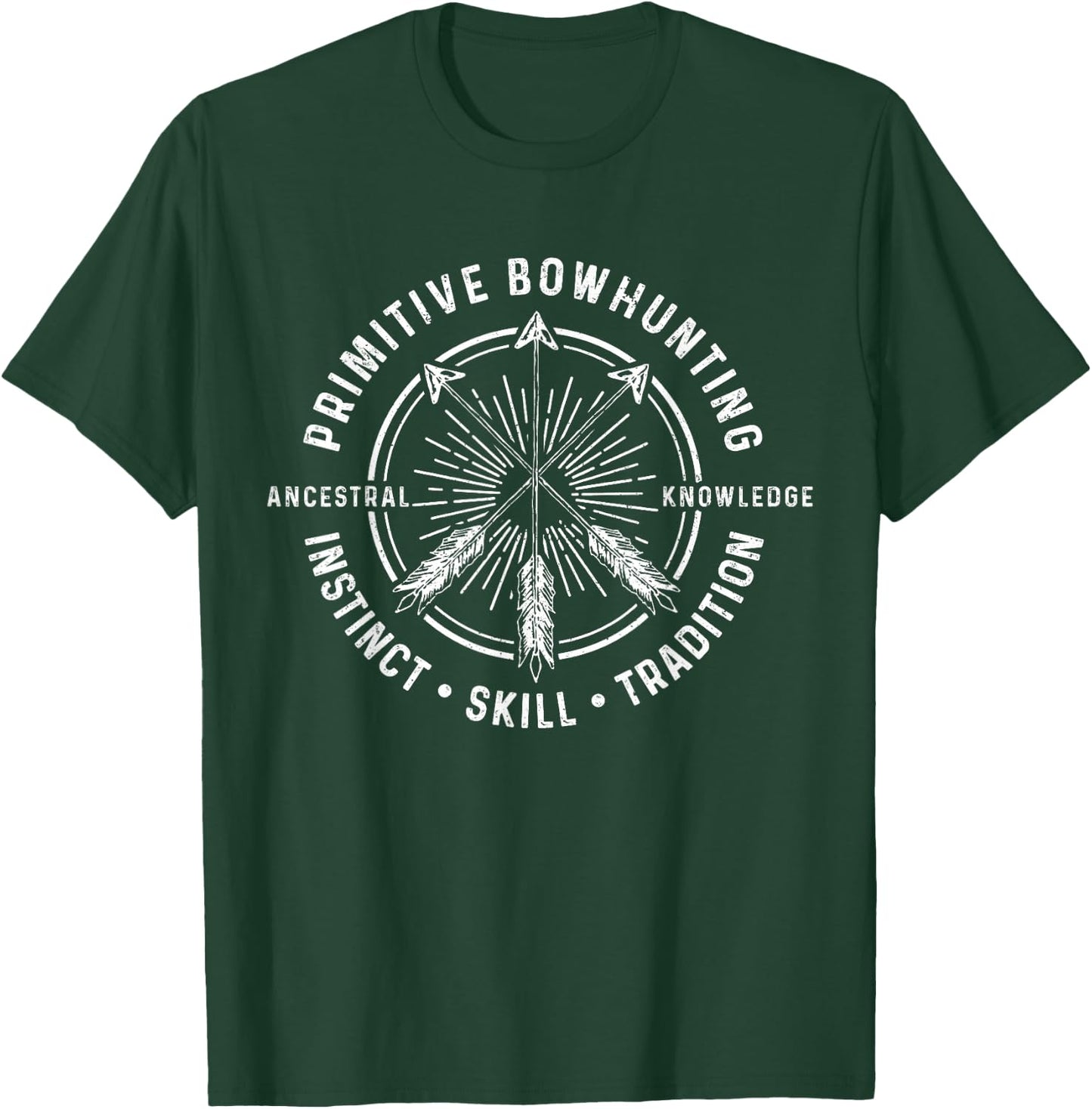 Bowhunting Bow Hunter Deer Elk Hunting Bowhunter Gift T-Shirt - T-Shirt | Forest