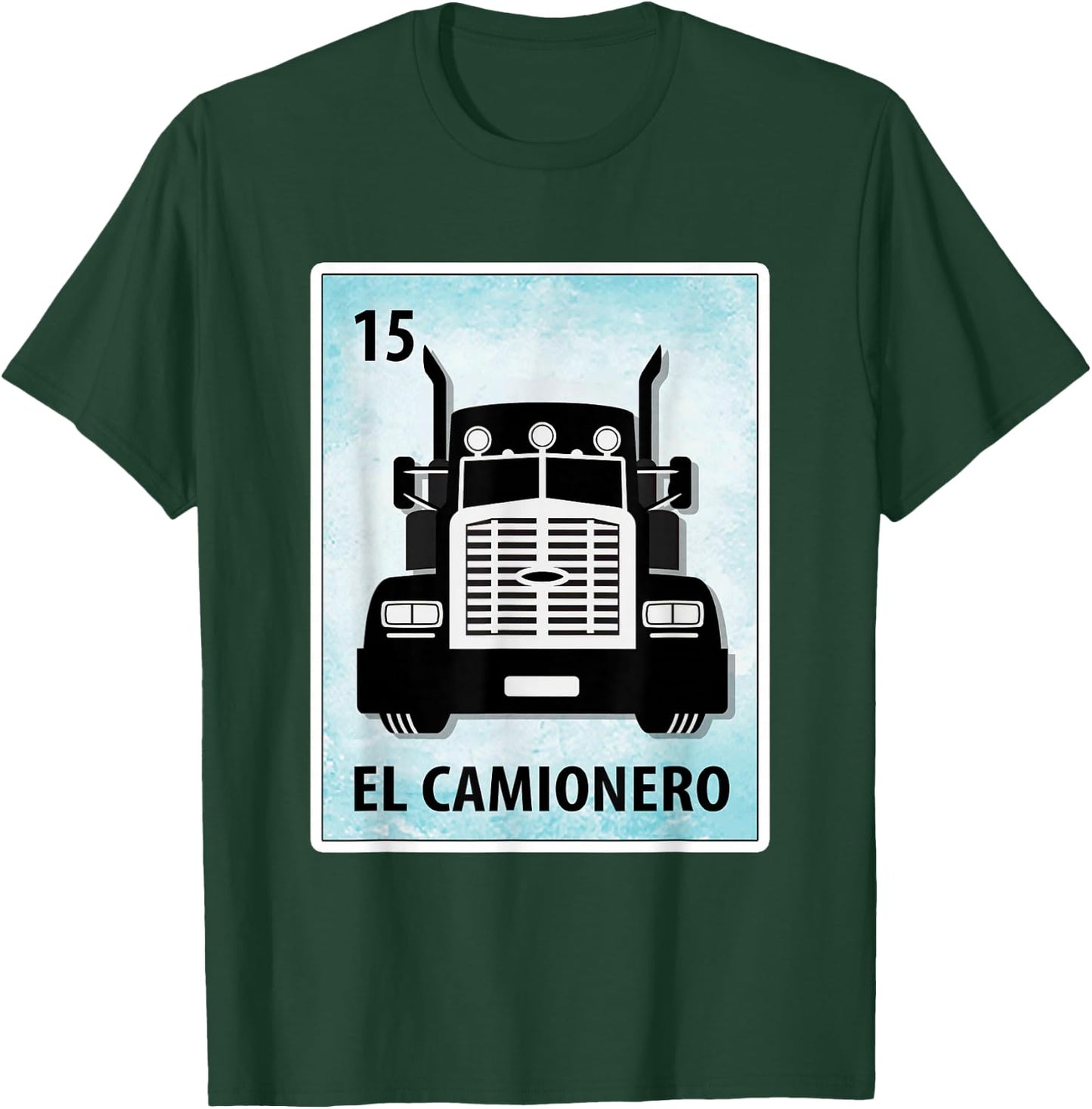 El Camionero Mexican Trucker Cards T-Shirt - T-Shirt | Forest