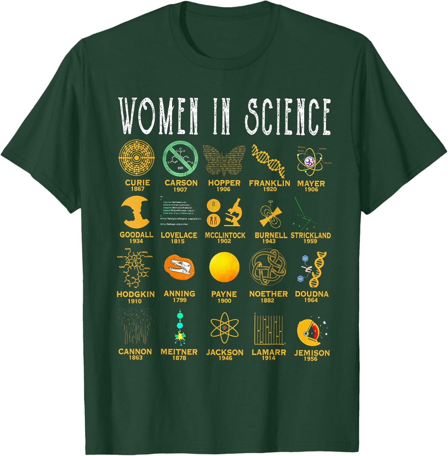 Women In Science T-Shirt - T-Shirt | Forest