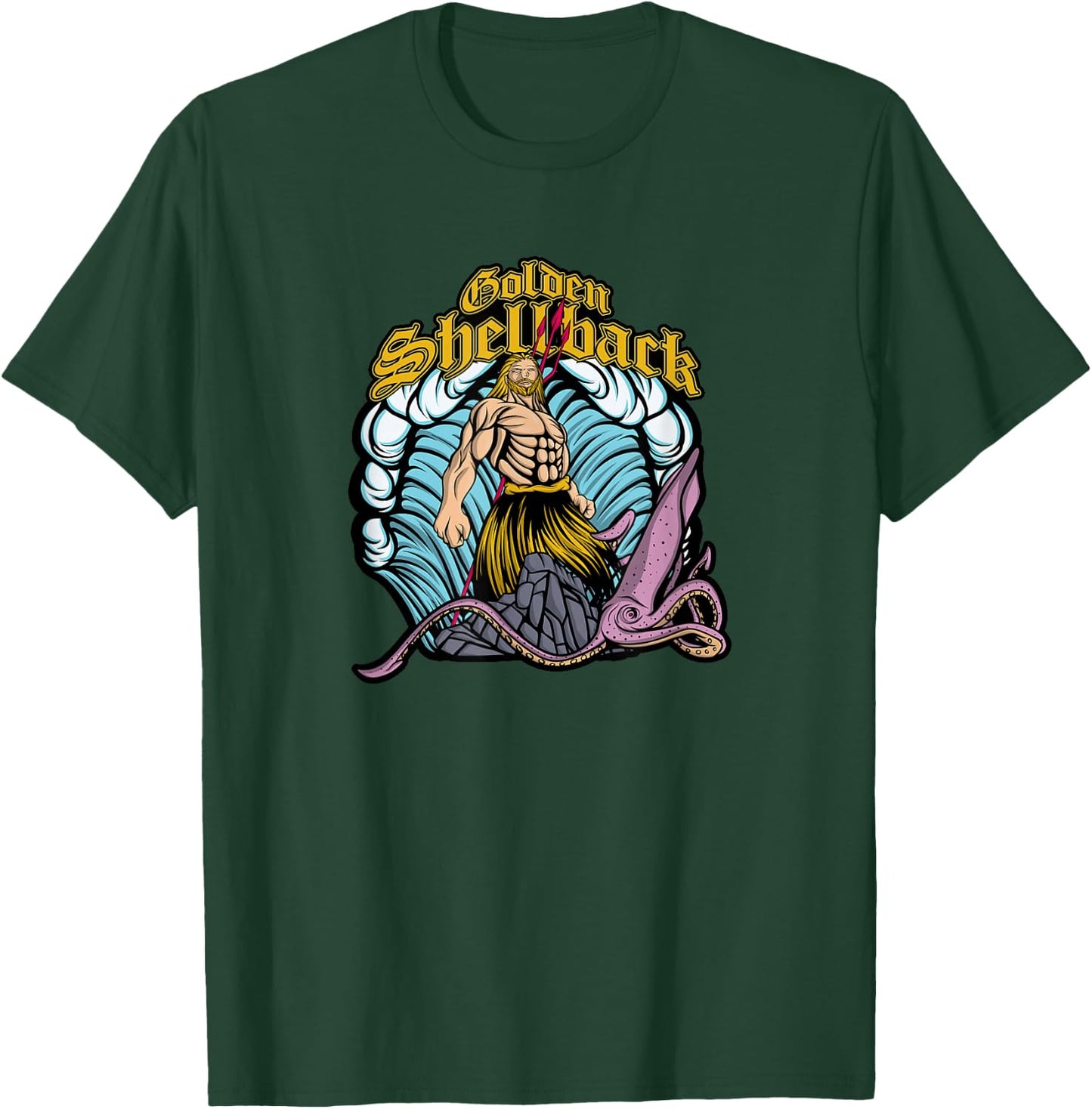 Golden Shellback T-Shirt - T-Shirt | Forest