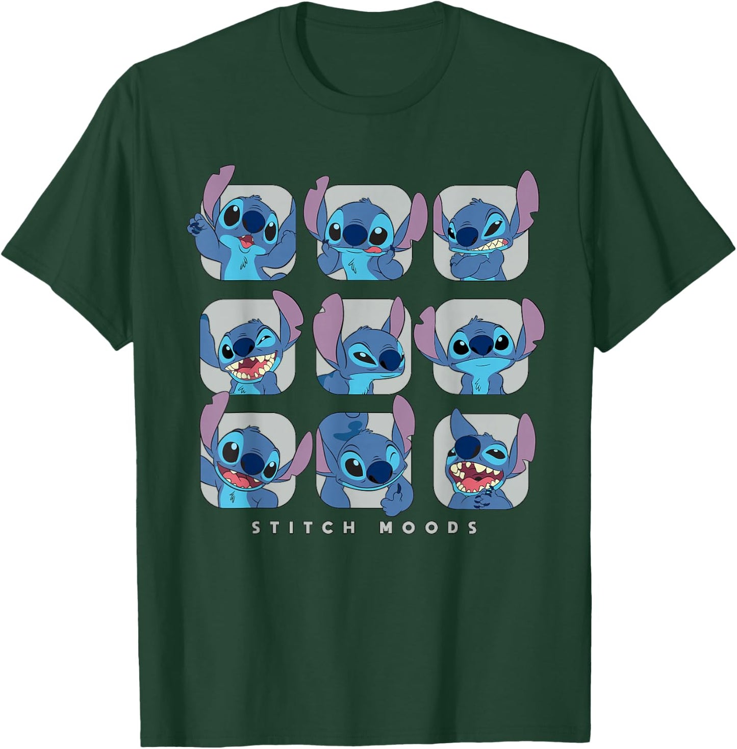 Disney Lilo and Stitch Moods T-Shirt - T-Shirt | Forest