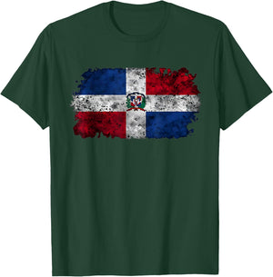 Dominican republic flag , dominican republic T-Shirt - T-Shirt | Forest