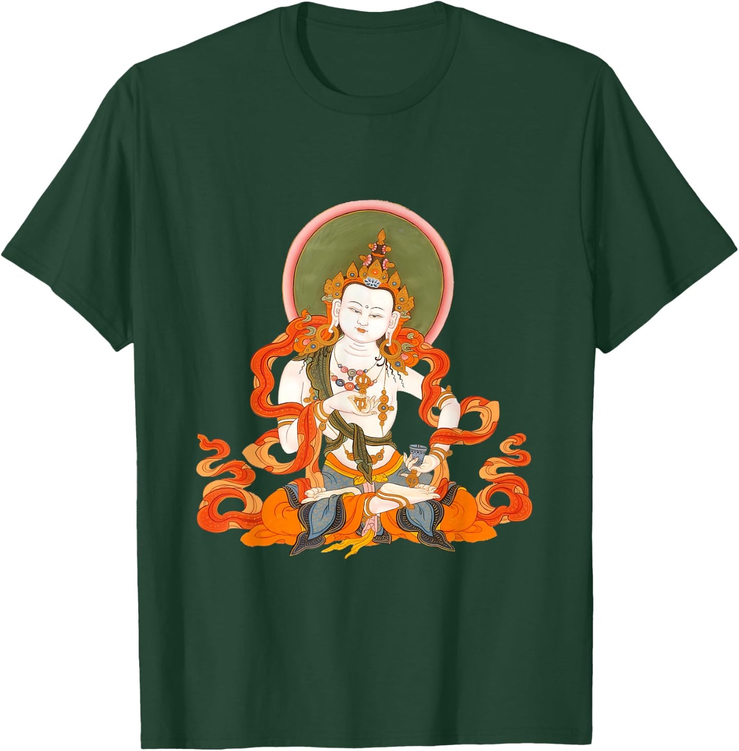 Tibetan Vajrasattva Buddha T-Shirt - T-Shirt | Forest