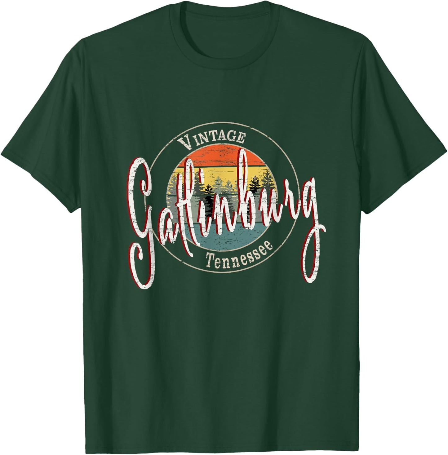 Vintage Gatlinburg Tennessee T-Shirt - T-Shirt | Forest