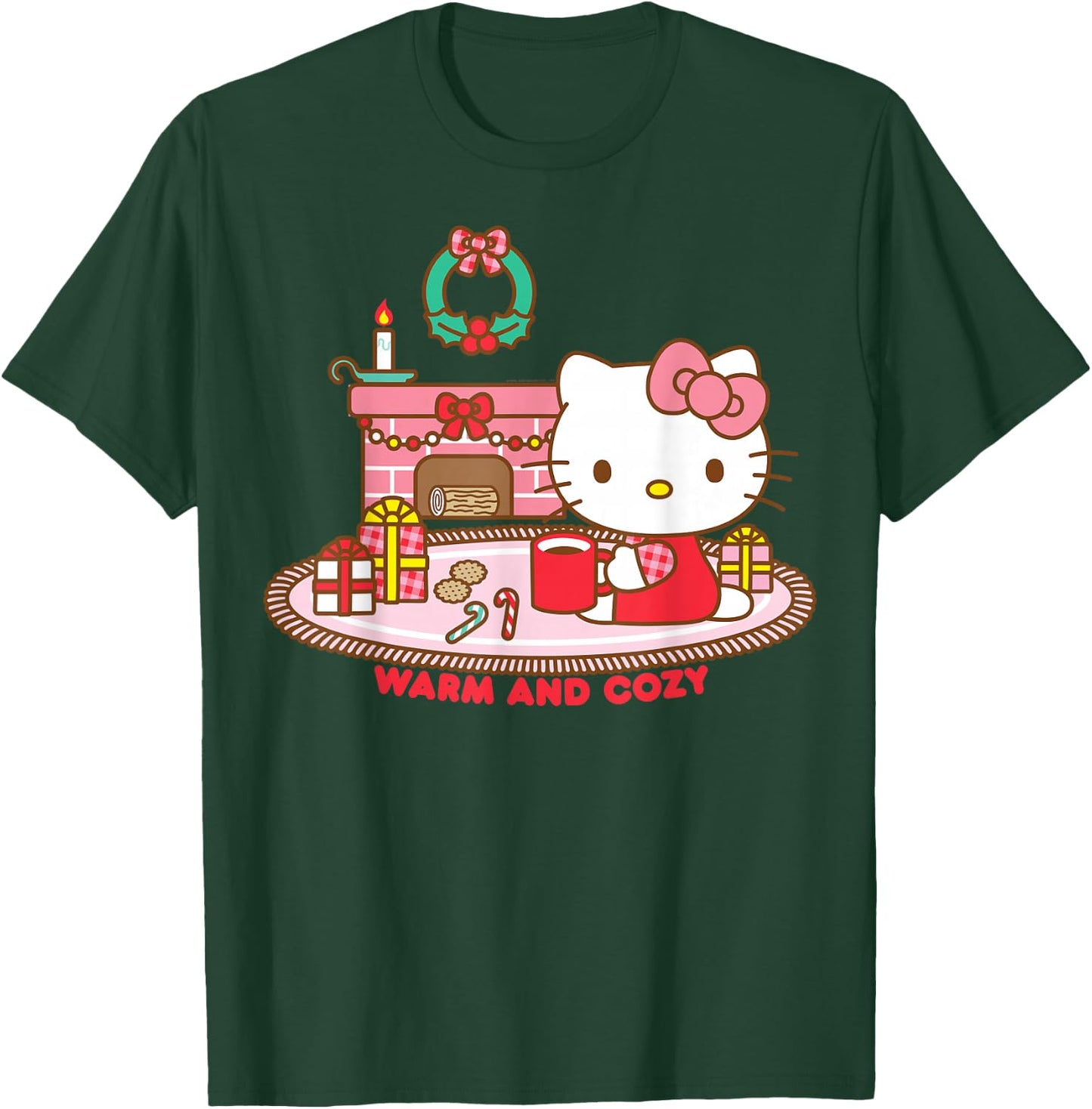 Hello Kitty Warm and Cozy Christmas T-Shirt - T-Shirt | Forest