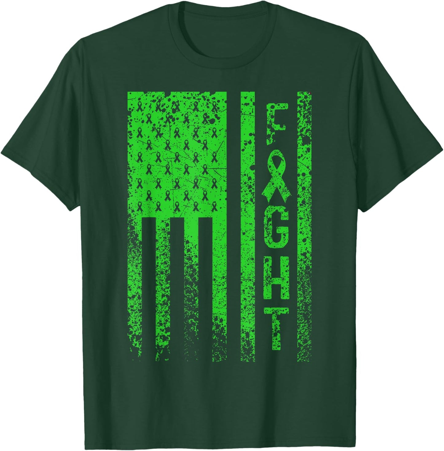 Fight Liver Disease Awareness T-Shirt - T-Shirt | Forest