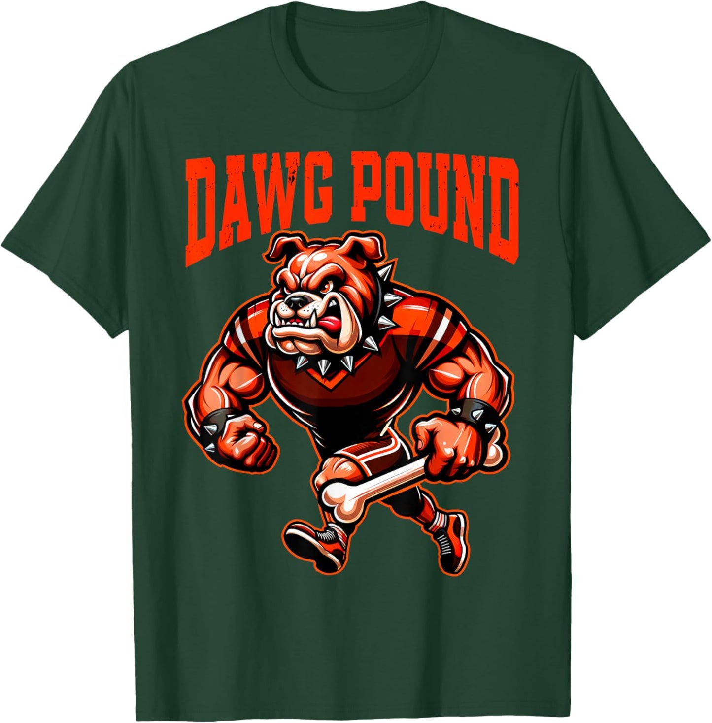 Retro Cleveland Name Pride Classic Art DAWG Dogs Pound Gifts T-Shirt - T-Shirt | Forest