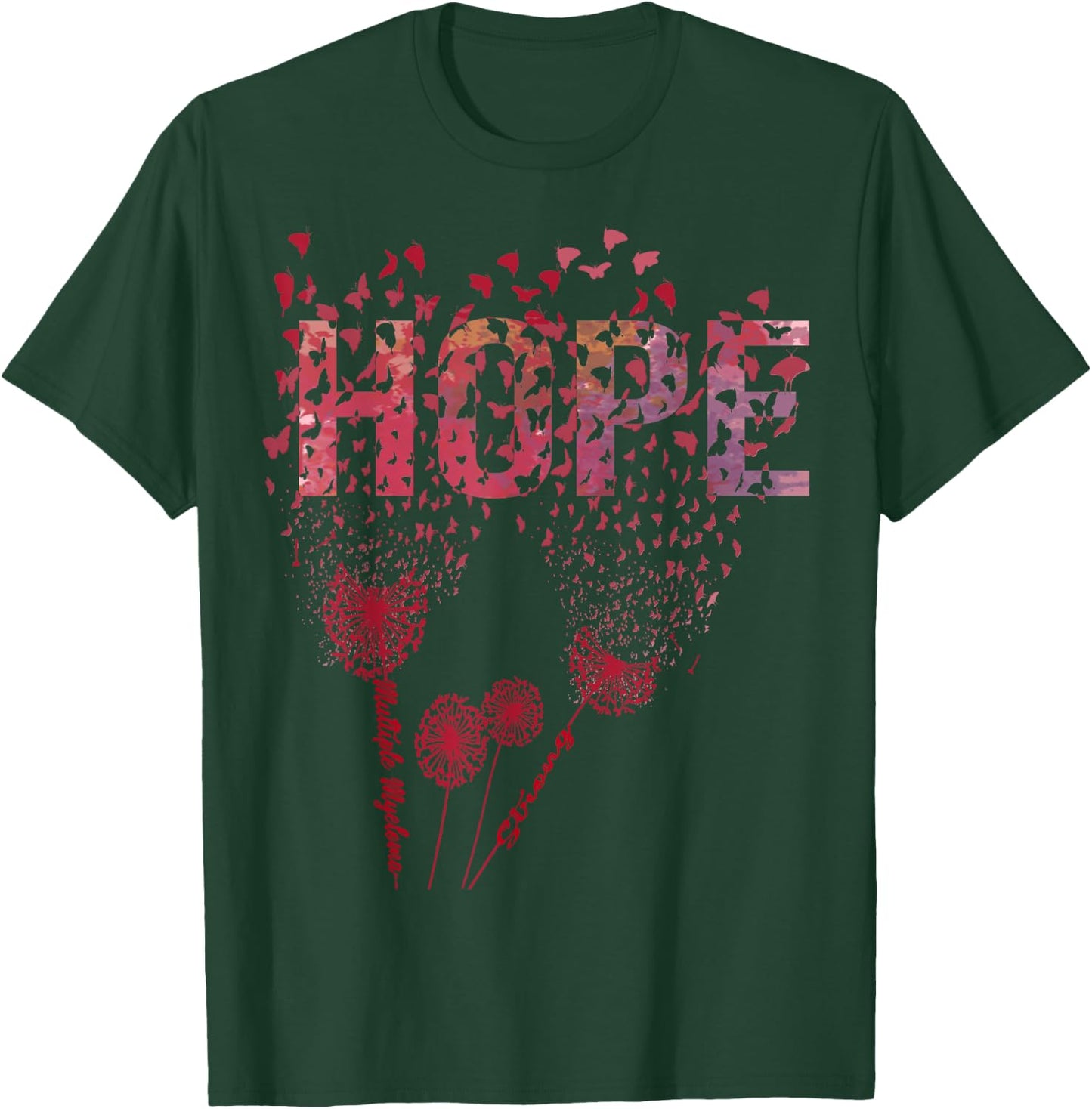 Multiple Myeloma Awareness T-Shirt - T-Shirt | Forest