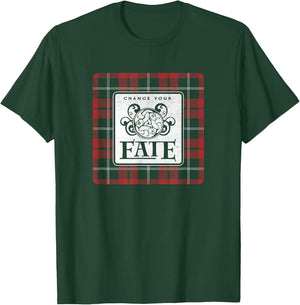 Disney Brave Change Your Fate Plaid Logo T-Shirt - T-Shirt | Forest