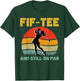 50th Birthday Golf Women's Design Retro 50 Year Old Golfing T-Shirt - T-Shirt | Forest