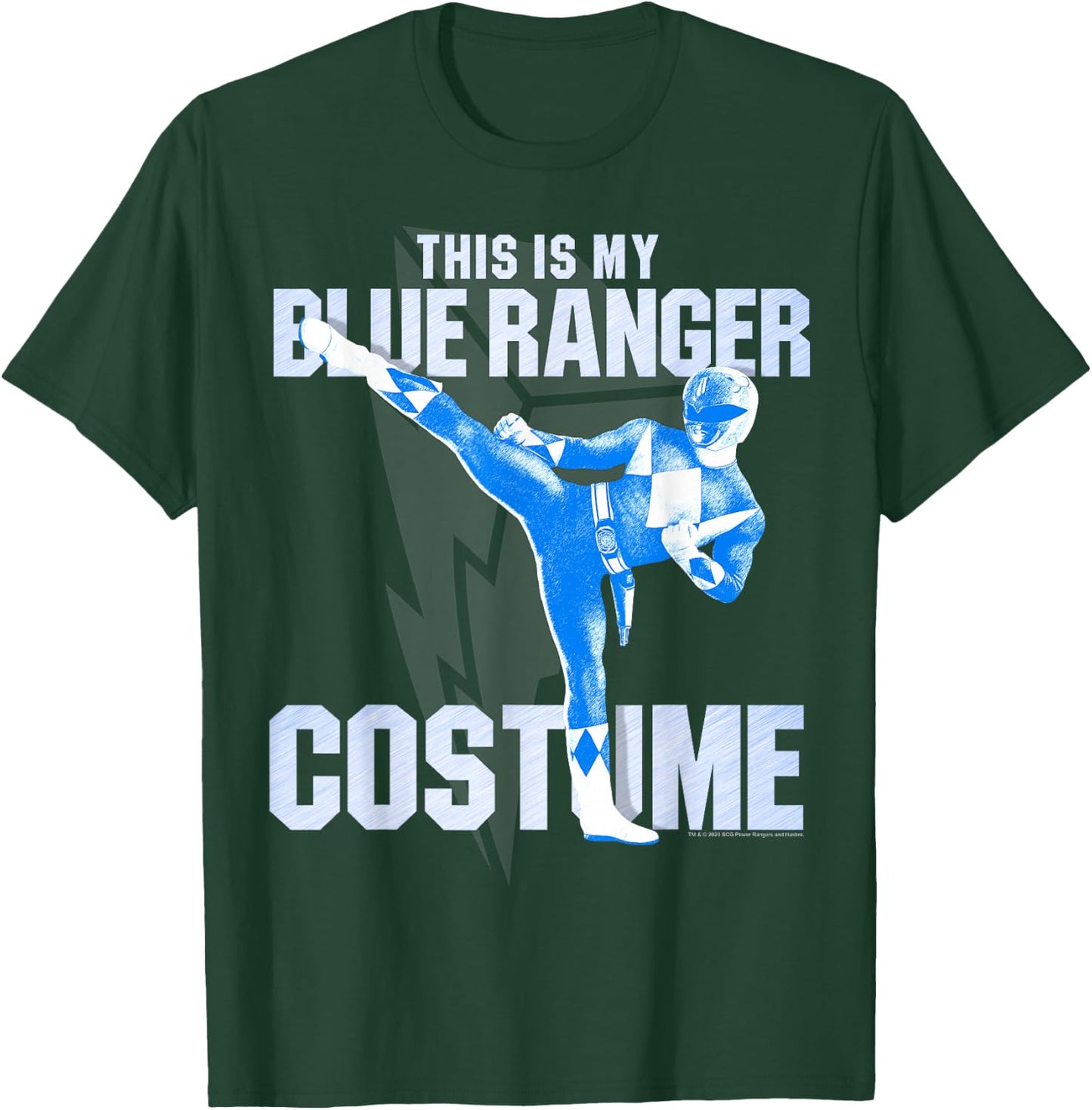 Power Rangers Blue Ranger Halloween Costume T-Shirt - T-Shirt | Forest