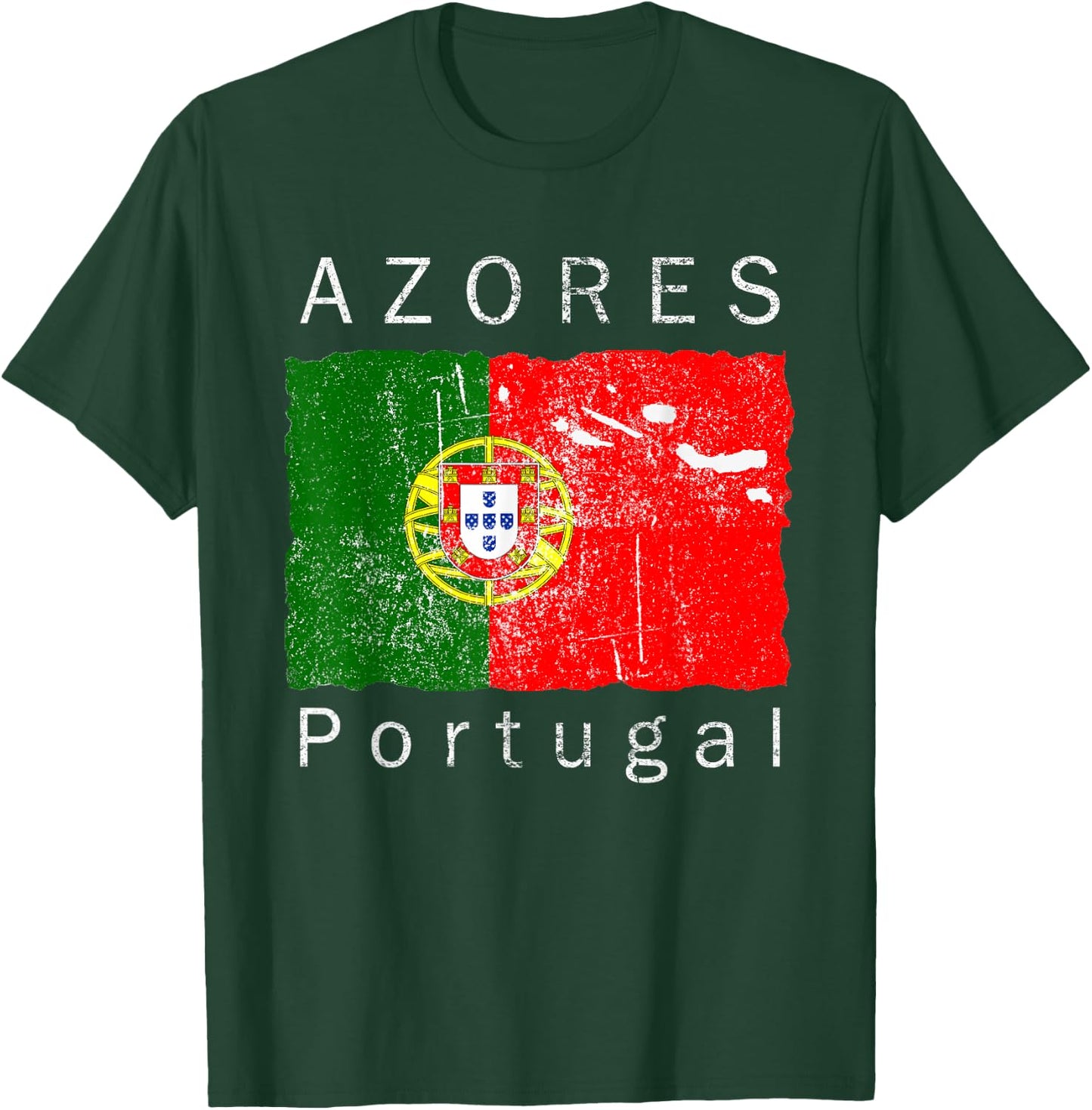 Azores Islands Portuguese Flag T Shirt I Love Portugal T-Shirt - T-Shirt | Forest
