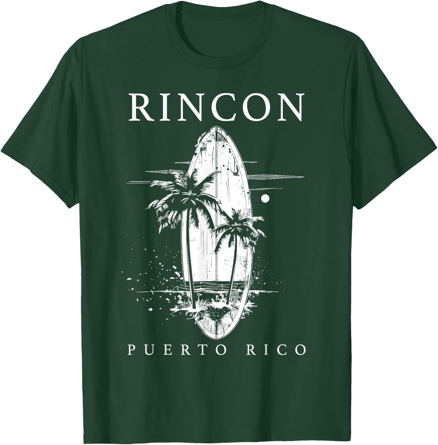 Rincon Puerto Rico Surf Vintage Surfer T-Shirt - T-Shirt | Forest