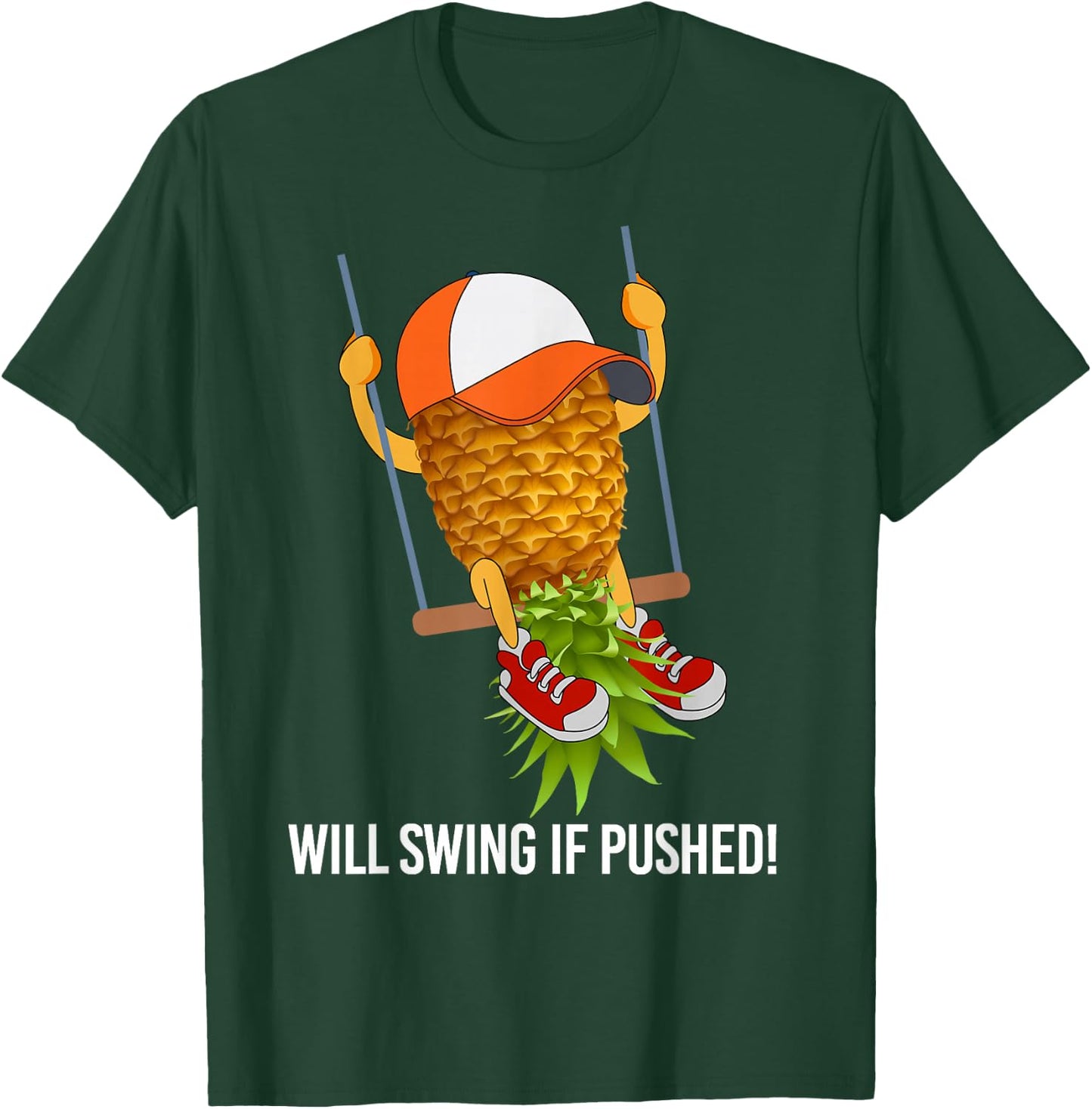 Swingers Shirts | Pineapple Swinging Lifestyle Funny Swinger T-Shirt - T-Shirt | Forest