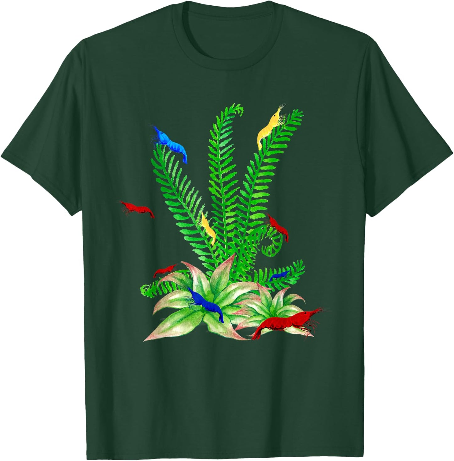 Cherry Shrimp Neocaridina Breeder Aquarium Fish Tank Gift T-Shirt - T-Shirt | Forest