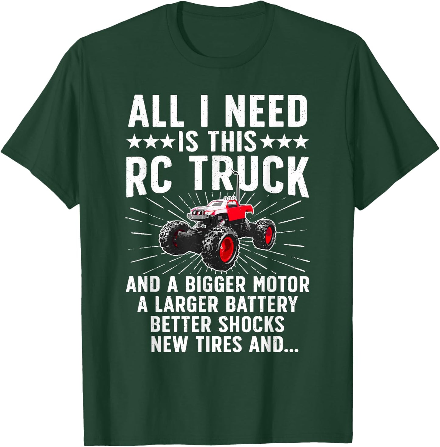 Best RC Car Design Women Kids RC Car Racing Lovers T-Shirt - T-Shirt | Forest