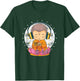 Funny Buddha With Headphones Buddhist Music Lover Gift T-Shirt - T-Shirt | Forest