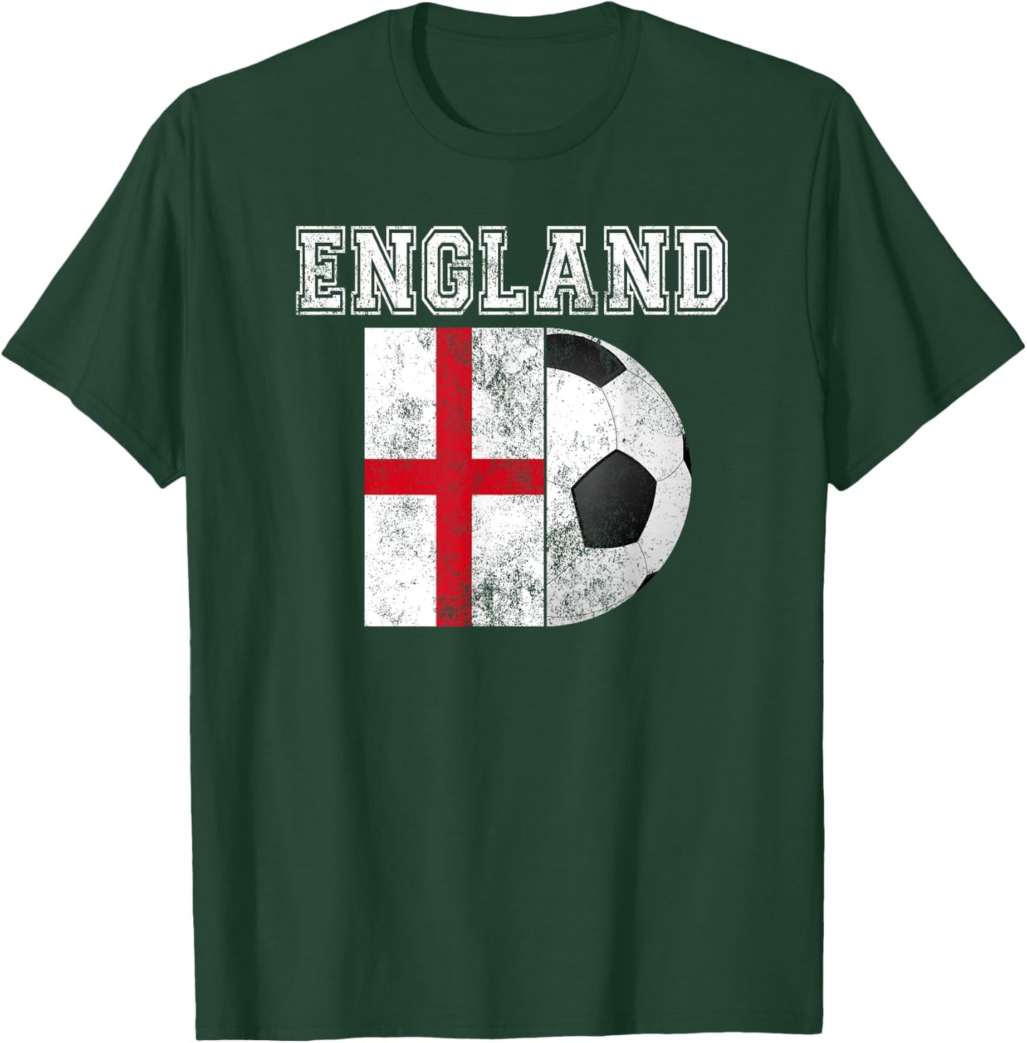 ENGLAND Flag - Soccer Futbol Football T-Shirt - T-Shirt | Forest