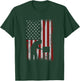American Flag Beekeeper Shirt Men Beekeeping Gift Apiarist T-Shirt - T-Shirt | Forest