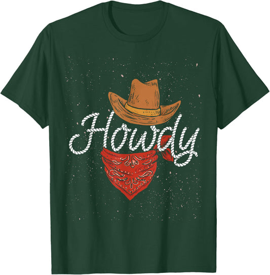 Cowboy Hats Texas USA Cowboy T-Shirt - T-Shirt | Forest