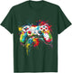 Control All The Things Video Game Controller Gamer Boys Men T-Shirt - T-Shirt | Forest