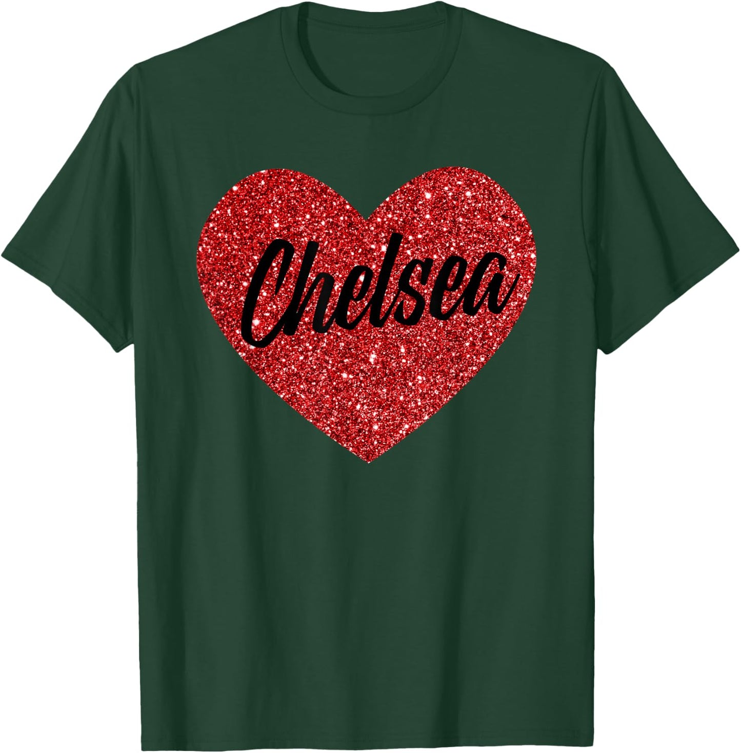 I Love Chelsea Cute Chelsea Heart for Valentine's Day T-Shirt - T-Shirt | Forest