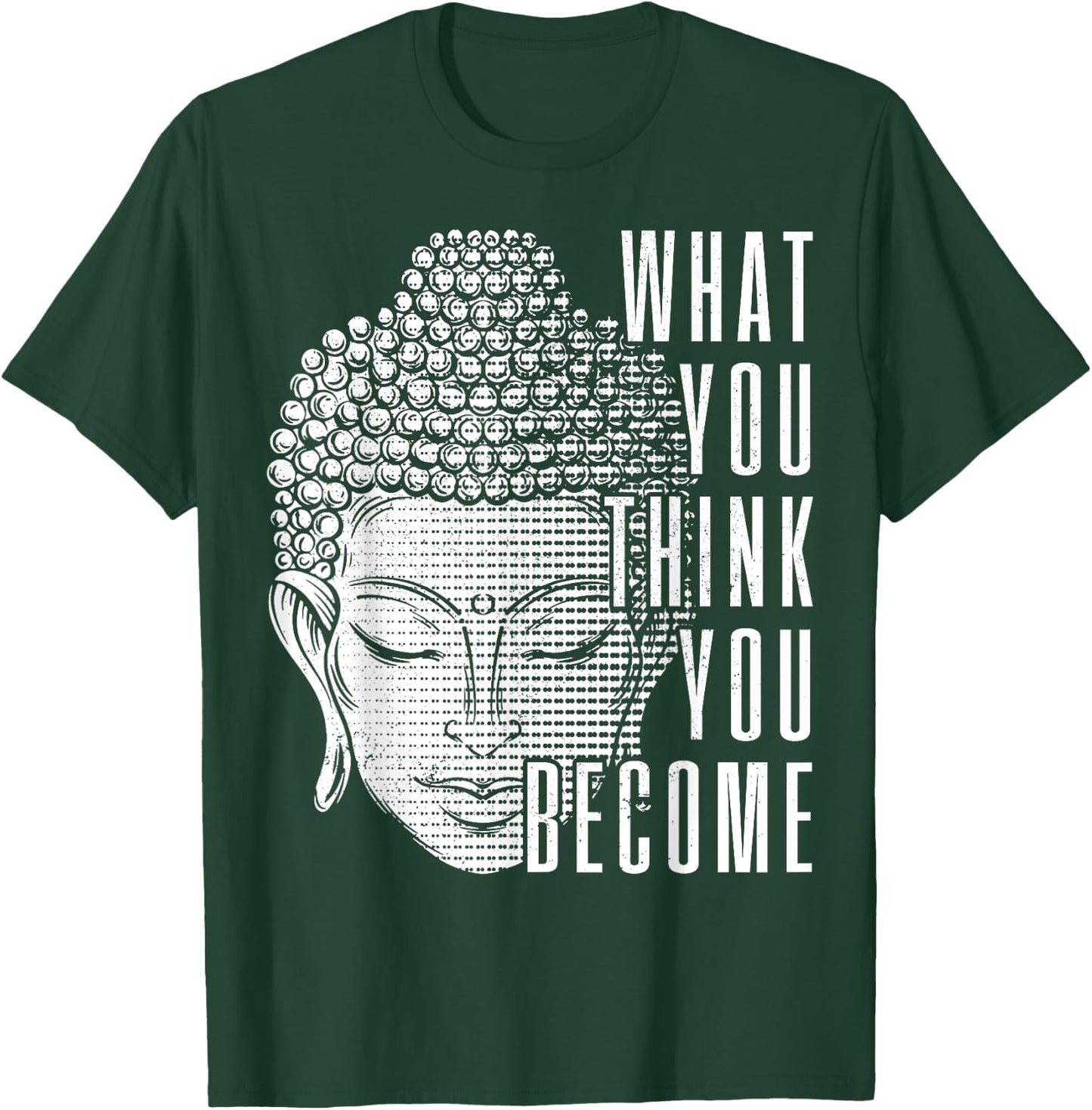 Buddha Spiritual Saying Buddhism Yoga Gift T-Shirt - T-Shirt | Forest