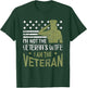 Im Not The Veterans Wife Im The Veteran USA Military Woman T-Shirt - T-Shirt | Forest