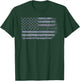 Clan Dunbar of Pitgaveny Scottish tartan US flag Scotland T-Shirt - T-Shirt | Forest