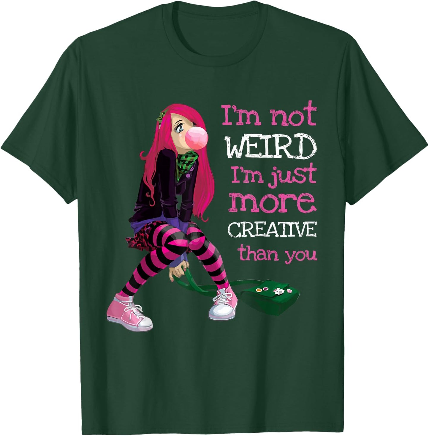 Kawaii Anime Girl Kawaii Clothes Anime Clothing Goth Girl T-Shirt - T-Shirt | Forest
