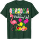 Flamingo Birthday Grandma Of The Birthday Girl Flamingo Bday T-Shirt - T-Shirt | Forest