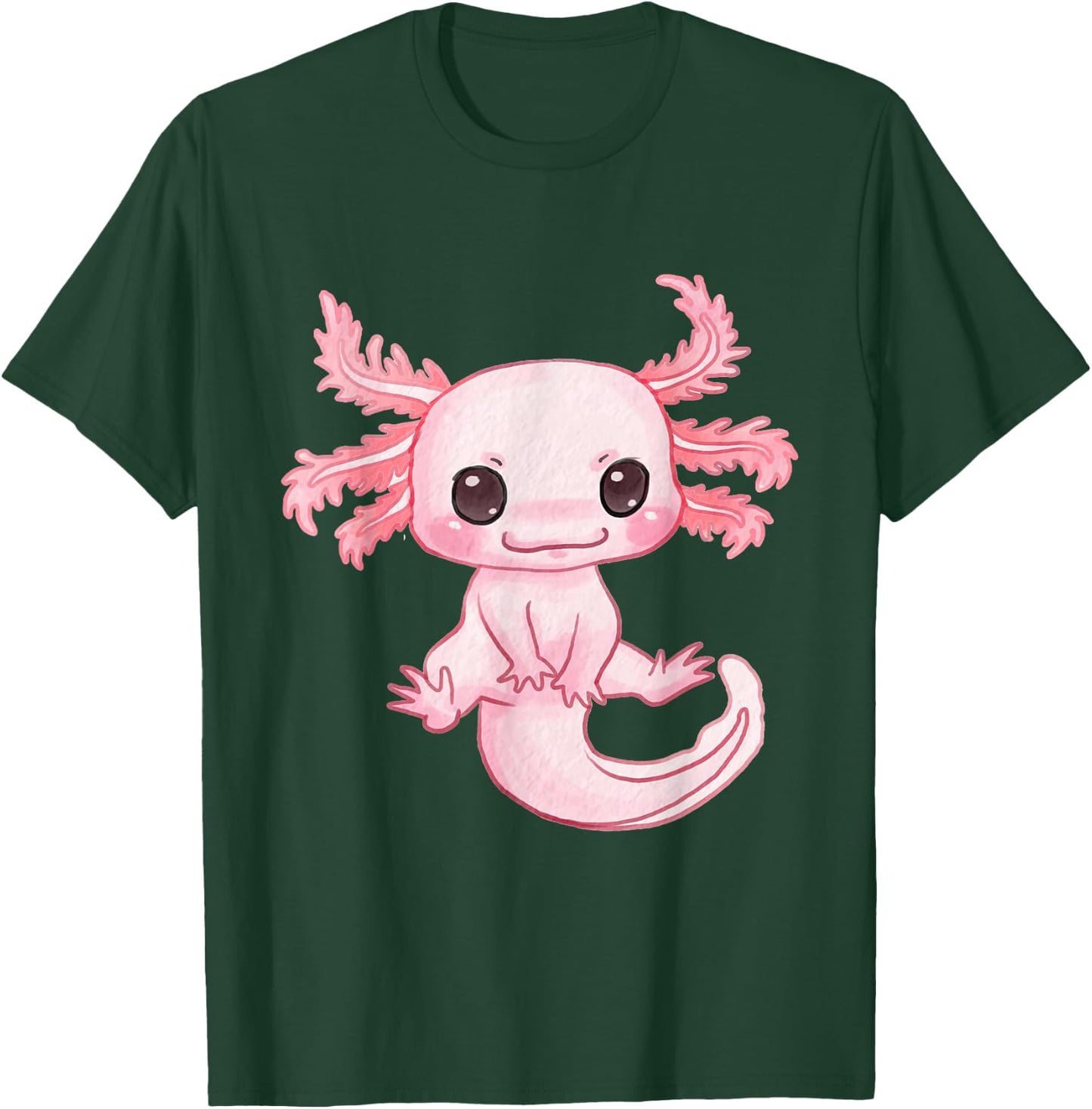 Axolotl Cute Baby Design - Magically Cute Animal T-Shirt - T-Shirt | Forest