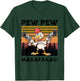 PEW Madafakas Turkey With Gun Retro Vintage Thanksgiving T-Shirt - T-Shirt | Forest
