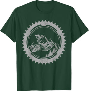 Mountain Bike Downhill MTB Mountain Biker Gift T-Shirt - T-Shirt | Forest