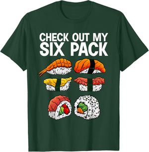 Cool Sushi Women Salmon Sushi Lovers Japanese Food T-Shirt - T-Shirt | Forest